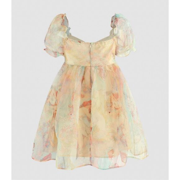 Fairy Puff Sleeve Victorian Empire Waist Tunic Top Dress. Magnificent. XS. Art D - Picture 1 of 11